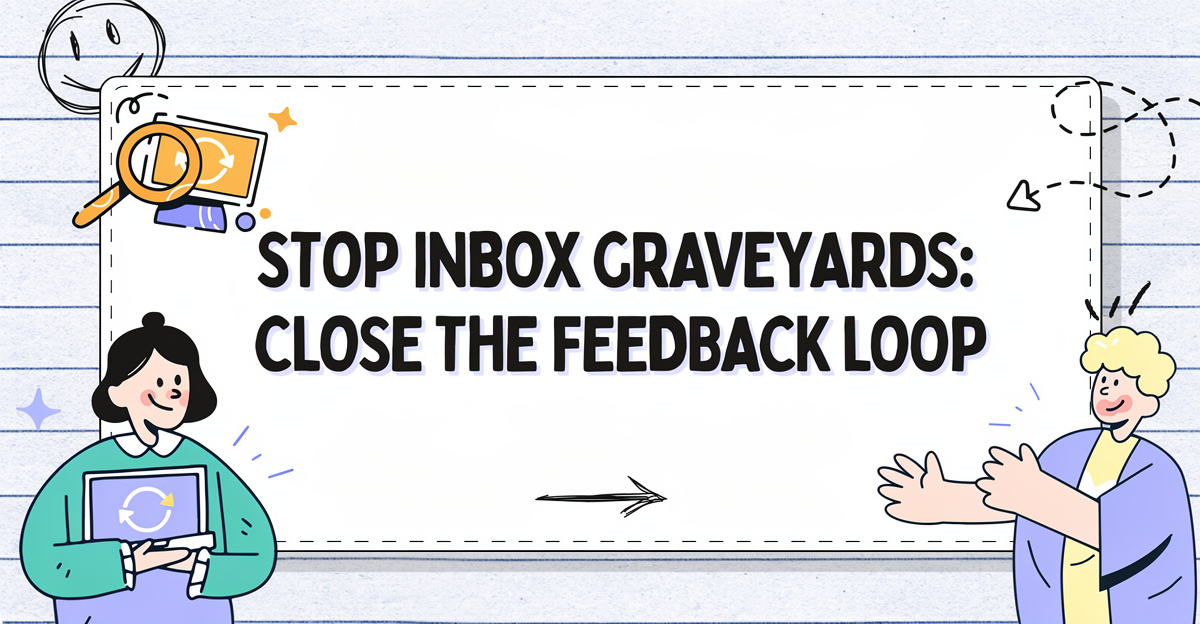 How to Close the Feedback Loop Without Building an Inbox Graveyard