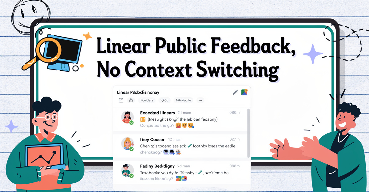 Linear Public Feedback Portal, Minus the Context Switching